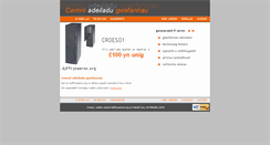 Desktop Screenshot of dyffrynaeron.org